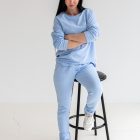 Laisvalaikio kostiumėlis. Kelnės, džemperis.