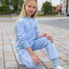 Vaikiškas laisvalaikio kostiumėlis. Žydras.